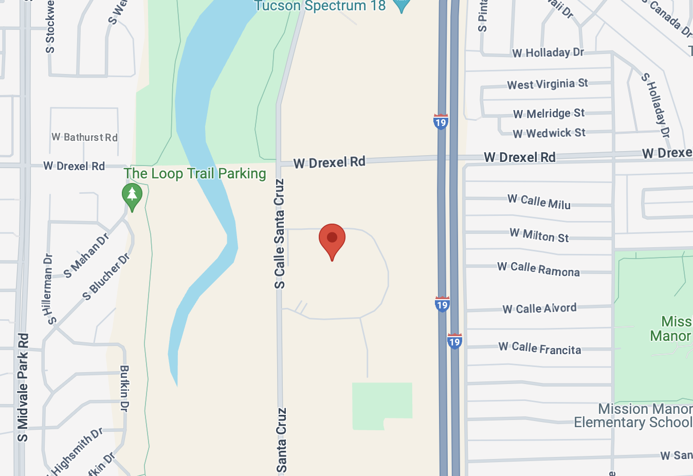 Map of the Desert Vista Gallery