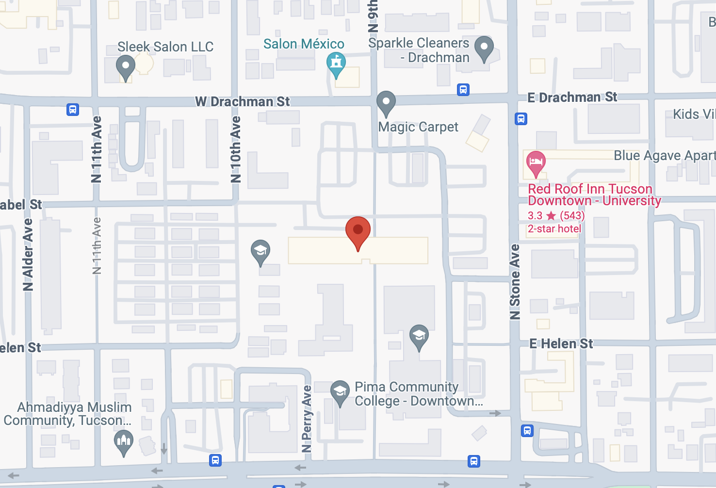Map of the Downtown Gallery