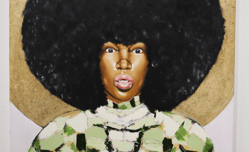 Self Portrait, oil on canvas